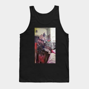 Watermelon for lunch painting Tank Top